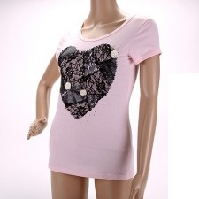 tee shirt "dentelle"